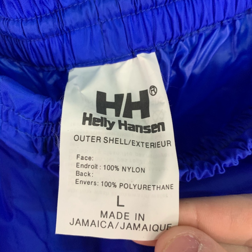 Vintage Helly Hansen Blue Outer Shell Jacket Set - image 6
